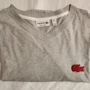 Lacoste Gray Long Sleeve Tee